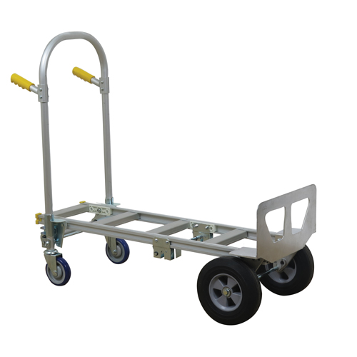 SPTN-JR-T18-SR Spartan Jr. Convertible Hand Truck, Aluminum, 1000 lbs. Capacity Oxford Builders Supplies Inc