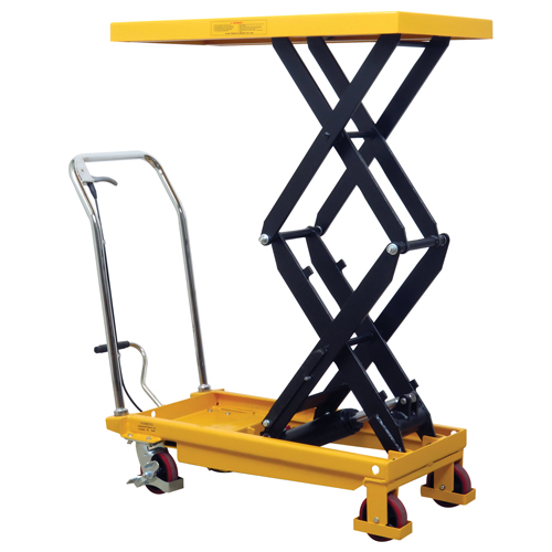 Hydraulic Scissor Lift Table, 19.5" L x 35.5" W/35-1/2" L x 19-1/2" W, Steel, 770 lbs. Capacity Oxford Builders Supplies Inc