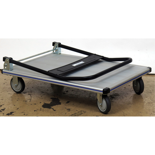 Folding Handle Platform Truck, Aluminum, 350 lbs., 29" L x 18-1/2" W, 34-1/2" High Oxford Builders Supplies Inc