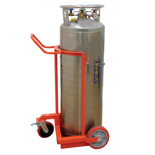 Large Liquid Gas Cylinder Truck LCC, Polyurethane Wheels, 20" W x 20" D Base, 1000 lbs. Oxford Builders Supplies Inc