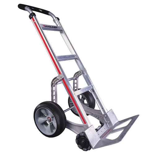 Self-Stabilizing Hand Truck, Continuous Handle, Aluminum, 55'' Height, 500 lbs. Capacity Oxford Builders Supplies Inc