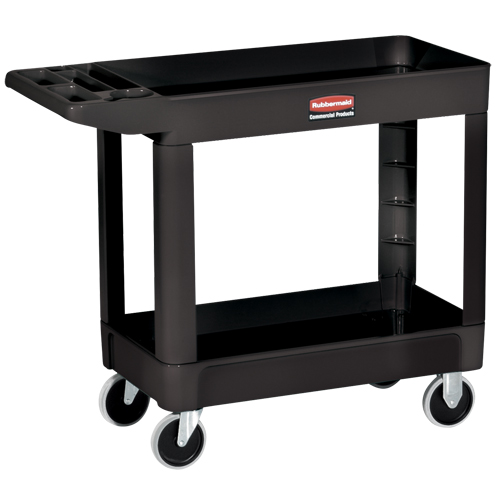 Chariot utilitaire robuste - 4500-89, 2 tiers, 18" x 33-1/4" x 39", Capacit&eacute; 500 lb Oxford Builders Supplies Inc