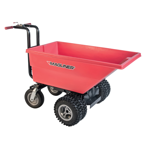 Chariot &agrave; bascule motoris&eacute;, Capacit&eacute; 6 cu.ft., 40" h x 33-1/2" la x 56" p Oxford Builders Supplies Inc