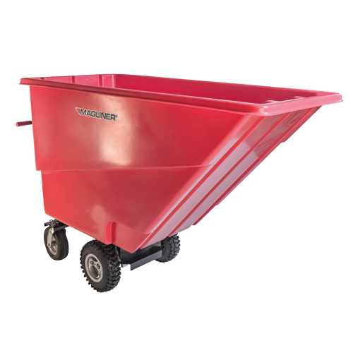 Chariot &agrave; bascule motoris&eacute;, Capacit&eacute; 27 cu. ft., 51" h x 81" la x 33" p Oxford Builders Supplies Inc