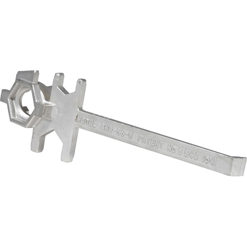 Cl&eacute; pour baril, Ouverture de 3/4"/2", Poign&eacute;e 9-1/2", Acier inoxydable Oxford Builders Supplies Inc
