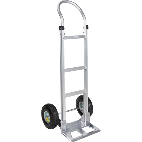 Knocked Down Hand Truck, Continuous Handle, Aluminum, 49-5/8" Height, 500 lbs. Capacity Oxford Builders Supplies Inc
