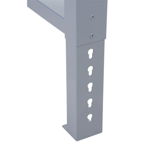 Pattes d'&eacute;tabli pour service industriel, Acier, 24" p x 34" h, Simple Oxford Builders Supplies Inc