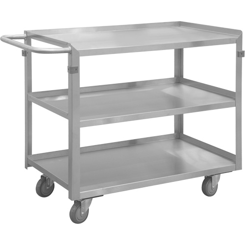 Chariot avec tablettes de calibre industriel, 3 Tiers, 16-3/4" la x 34" h x 36-7/16" p, Capacit&eacute; 600 lb Oxford Builders Supplies Inc