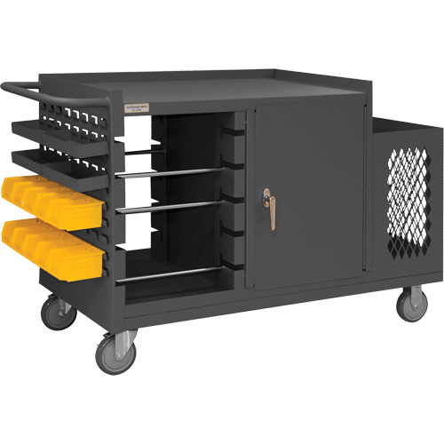 Chariot pour bobines de fil et de maintenance, Acier, 5 Montants, 54-1/16" la x 35" h x 24" p, Capacit&eacute; de 1200 lb Oxford Builders Supplies Inc
