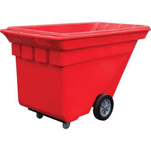 Techtruck Tilt Truck, Polyethylene, 5/8 cu. yd., 1000 lbs. Load Capacity Oxford Builders Supplies Inc