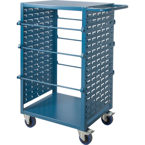 Mobile Wire Spool Cart, Steel, 6 Rod, 21" W x 48" H x 38" D, 1200 lbs. Capacity Oxford Builders Supplies Inc