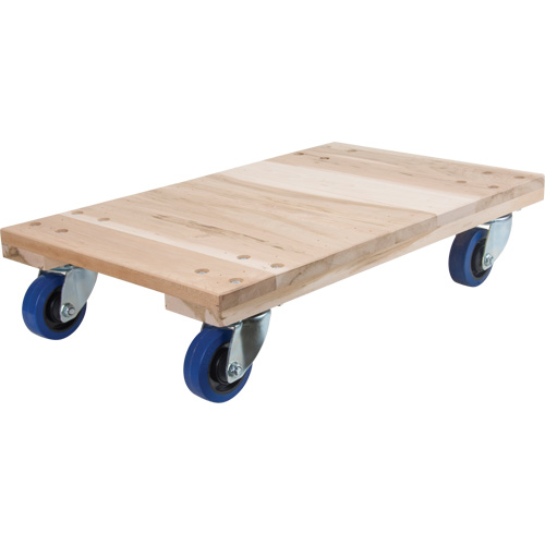 Socles roulants en bois franc pour usage intensif, Roues en Caoutchouc, Capacit&eacute; de 1400 lb, 18" la x 24" p x 7" h Oxford Builders Supplies Inc