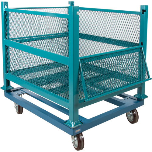 Socle roulant pour contenant ouvert en maille, 40,5" la x 34-1/2" p x 10" h, Capacit&eacute; de 3000 lb Oxford Builders Supplies Inc