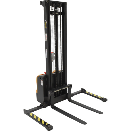 Double Mast Stacker, Electric Operated, 2200 lbs. Capacity, 150" Max Lift Oxford Builders Supplies Inc