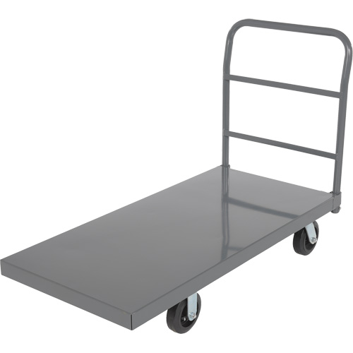 Platform Truck, 48" L x 24" W, 2000 lbs. Capacity, Rubber Casters Oxford Builders Supplies Inc