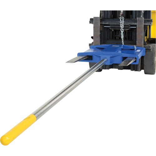 Forklift Carpet Pole, 120-1/2" Length, Fork Mount, 2200 lbs. Capacity Oxford Builders Supplies Inc