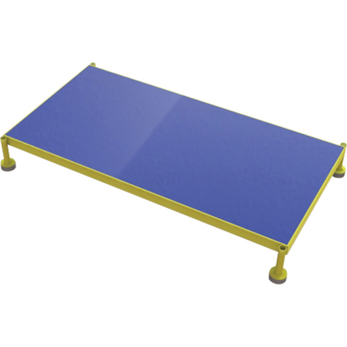 Adjustable Height One-Step Work Platform, 24" W x 48" D, 800 lbs. Capacity, All-Welded Oxford Builders Supplies Inc