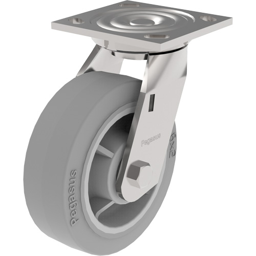 21 Series Medium-Duty Caster, Rigid, 6" (152.4 mm), Urethane, 900 lbs. (408 kg.) Oxford Builders Supplies Inc