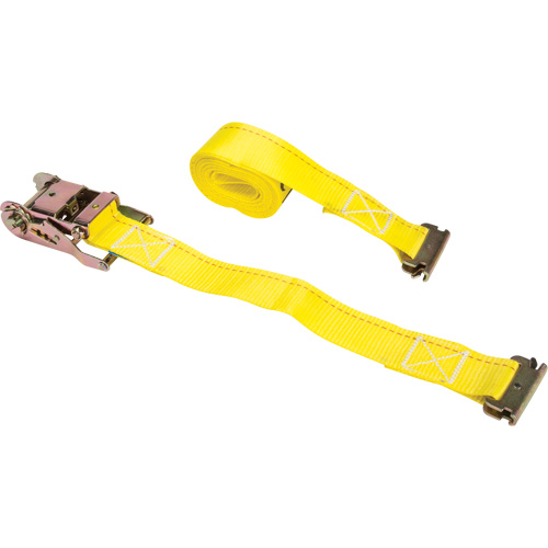 Ratchet Strap, E-Track System, 2" W x 12' L, 1333 lbs. (605 kg) Working Load Limit Oxford Builders Supplies Inc