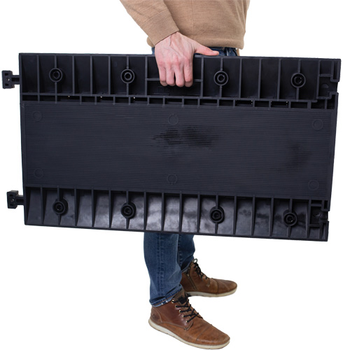 Powerhouse Heavy-Duty Straight Cable Protector, 5 Channels, 36" L x 19.75" W x 2.25" H Oxford Builders Supplies Inc