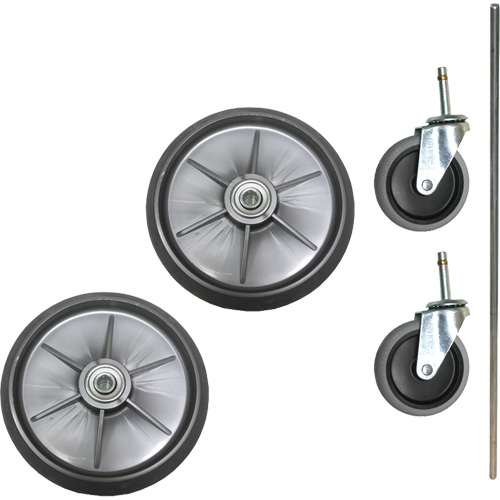 Housekeeping Cart Ball Bearing Wheel & Caster Kit Oxford Builders Supplies Inc