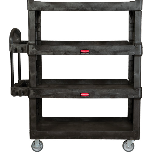 Heavy-Duty Ergo Utility Cart, 4 Tiers, 24-1/4" x 62-2/5" x 54-1/10", 700 lbs. Capacity Oxford Builders Supplies Inc