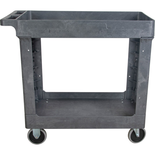 Utility Service Cart, 2 Tiers, 16-1/2" x 32-1/2" x 34-1/2", 550 lbs. Capacity Oxford Builders Supplies Inc