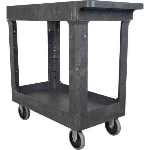 Utility Service Cart, 2 Tiers, 16-1/2" x 32-1/2" x 34-1/2", 550 lbs. Capacity Oxford Builders Supplies Inc