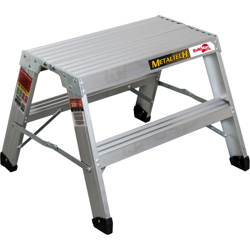 Portable Work-Stand Saw Horse, Aluminum Frame, 12-1/4" D x 24" H Oxford Builders Supplies Inc