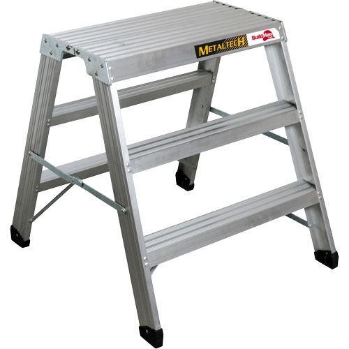 Poste de travail chevalet de sciage portatif, Cadre Aluminium, 12-1/4" p x 36" h Oxford Builders Supplies Inc