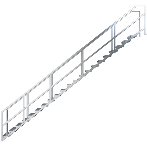 Syst&egrave;me d'escalier modulaire pour la construction de 17-21 marches SmartStairs, 157-1/2" ha Oxford Builders Supplies Inc