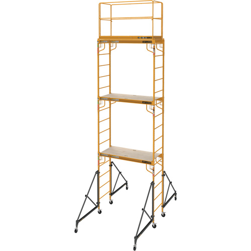 Complete 18' Drywall  Baker Scaffold Tower Set, 122" D x 236" H Oxford Builders Supplies Inc