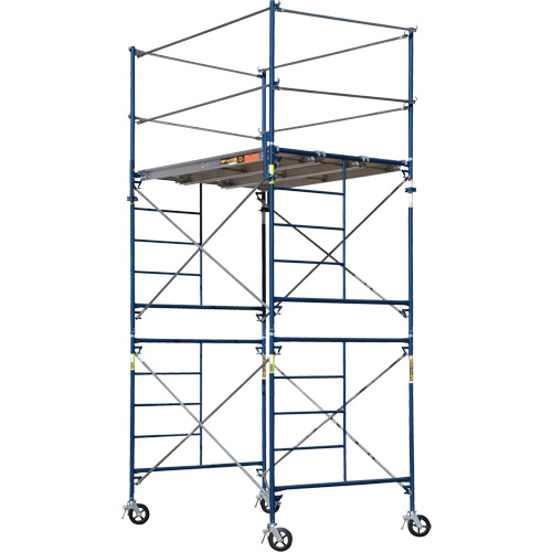 Tour d'&eacute;chafaudage compl&egrave;te avec roulettes, 69-1/2" p x 178" h Oxford Builders Supplies Inc