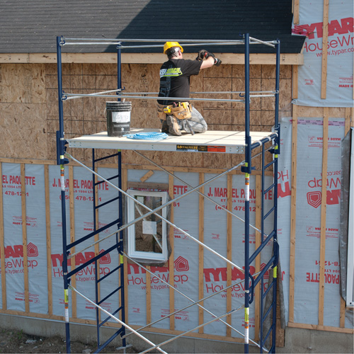 Tour d'&eacute;chafaudage compl&egrave;te avec roulettes, 69-1/2" p x 178" h Oxford Builders Supplies Inc