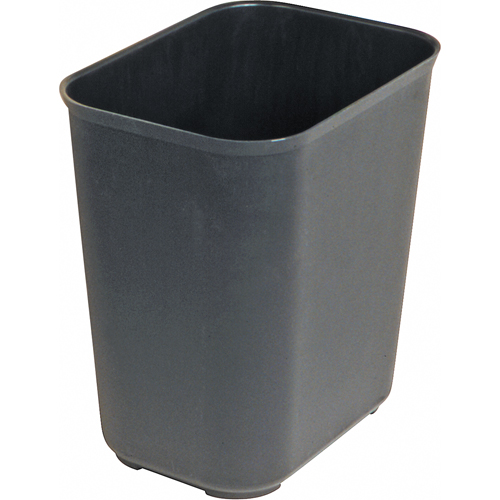 Fire Resistant Wastebasket, 14 Quarts, Fiberglass Oxford Builders Supplies Inc