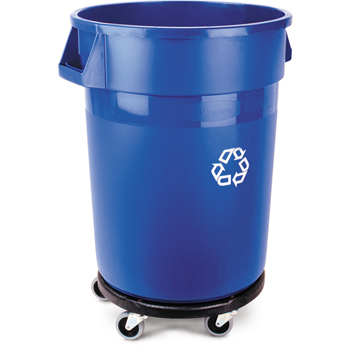 Brute&reg; Collection Recycling Container, Bulk, Plastic, 32 US gal. Oxford Builders Supplies Inc