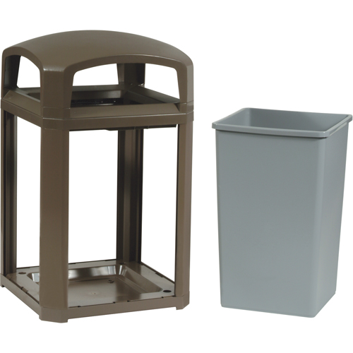 Cadre pour contenant Landmark Series Classique a/enveloppe rigide, Acier galvanis&eacute;, 35 gal. US Oxford Builders Supplies Inc