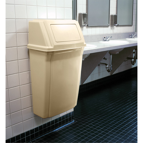 Contenants Slim Jim profil&eacute;s, Couvercle &agrave; battant, Plastique, Convient aux contenants 19-1/2" x 12" Oxford Builders Supplies Inc
