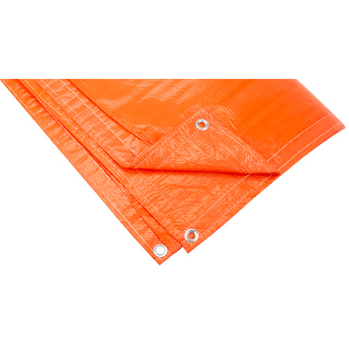 B&acirc;ches isol&eacute;es, Poly&eacute;thyl&egrave;ne, Orange, 20' x 12' x 8 mils Oxford Builders Supplies Inc