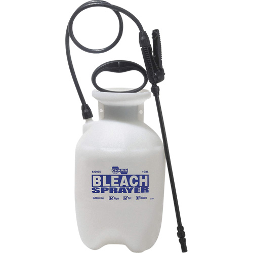 Bleach Disinfecting Tank Sprayer, 1 gal. (3.8 L), Polypropylene, 12" Wand Oxford Builders Supplies Inc
