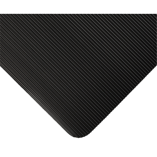 Standard Mat No.381, Ergonomic, 3' x 105' x 1/8", Black Oxford Builders Supplies Inc