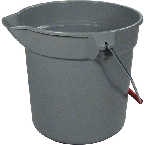 Seau Brute, Capacit&eacute; de 2.5 gal. US (10 pintes), Gris Oxford Builders Supplies Inc