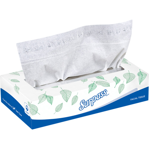 Mouchoirs Surpass, 2 pli, 8,3" lo x 7,8" la, 100 feuilles/boîte Oxford Builders Supplies Inc