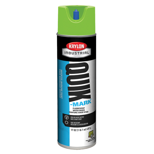 Industrial Quik-Mark Water-Based Inverted Marking Paint, 17 oz., Aerosol Can Oxford Builders Supplies Inc
