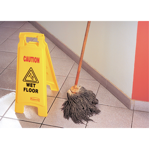 "Wet Floor" Safety Signs, English with Pictogram Oxford Builders Supplies Inc