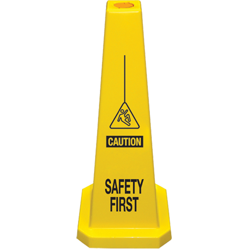 C&ocirc;nes de d&eacute;viation  Safety First , Anglais avec pictogramme Oxford Builders Supplies Inc