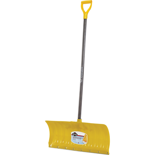 Alpine Snow Pusher, Polypropylene Blade, D-Grip Handle, 26" W Oxford Builders Supplies Inc