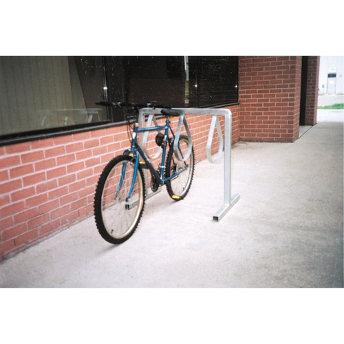 Style Bicycle Rack, Galvanized Steel, 6 Bike Capacity Oxford Builders Supplies Inc
