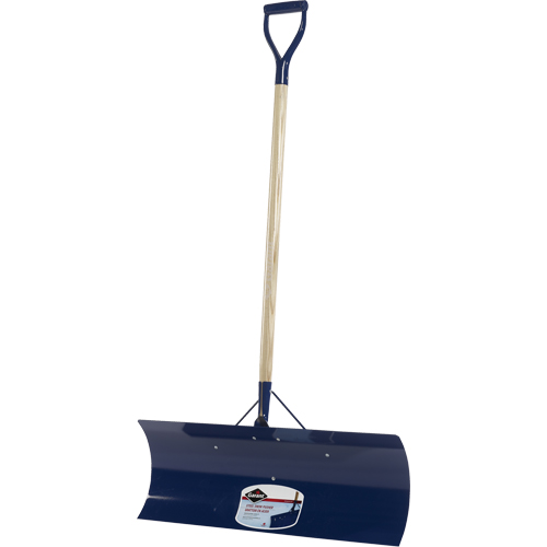 Yukon Snow Pusher, Steel Blade, D-Grip Handle, 30" W Oxford Builders Supplies Inc