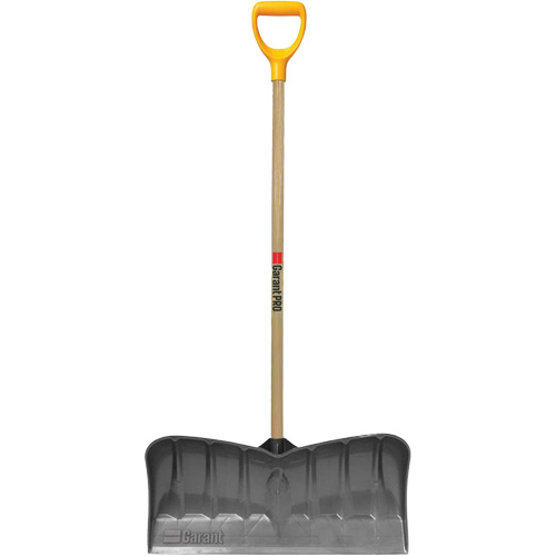 Pro Snow Pusher, Polypropylene Blade, D-Grip Handle, 26" W Oxford Builders Supplies Inc